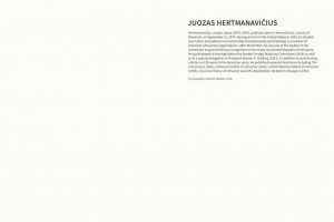 JUOZAS HERTMANAVIČIUS JUOZAS HERTMANAVIČIUS
